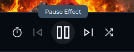 Pause button turning off lights