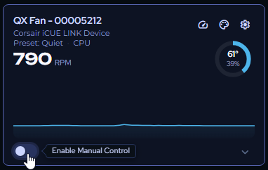 Direct control mode toggle