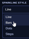 Graph style options