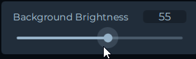 Background Brightness slider