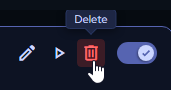 Delete button