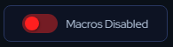 Macros paused state
