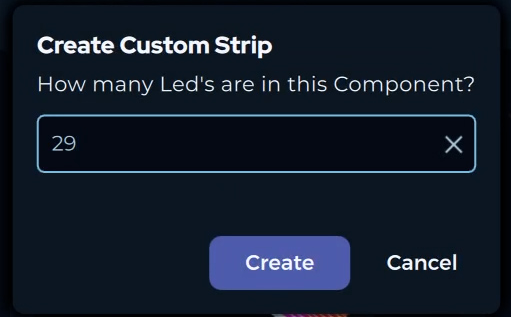 Custom strip created on channel